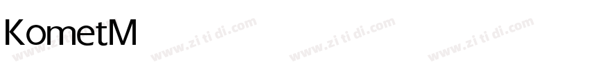 Komet Medium字体转换